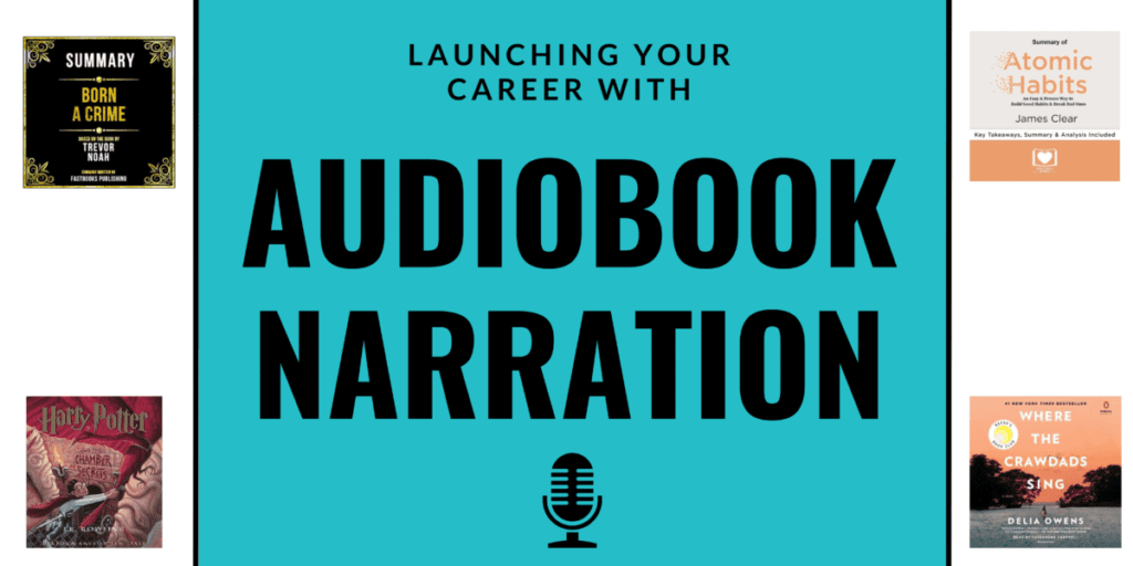 Launching your career with audiobook narration with popular audiobooks